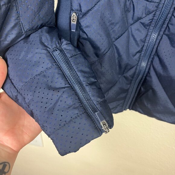 Fabletics Athletic Sedona Quilted Full Zip Jacket Blue Women’s Size M - Picture 5 of 8